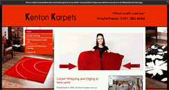 Desktop Screenshot of kentonkarpets.co.uk