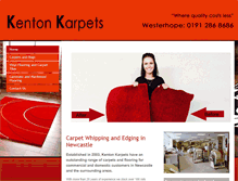 Tablet Screenshot of kentonkarpets.co.uk